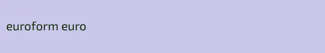 euroform euro